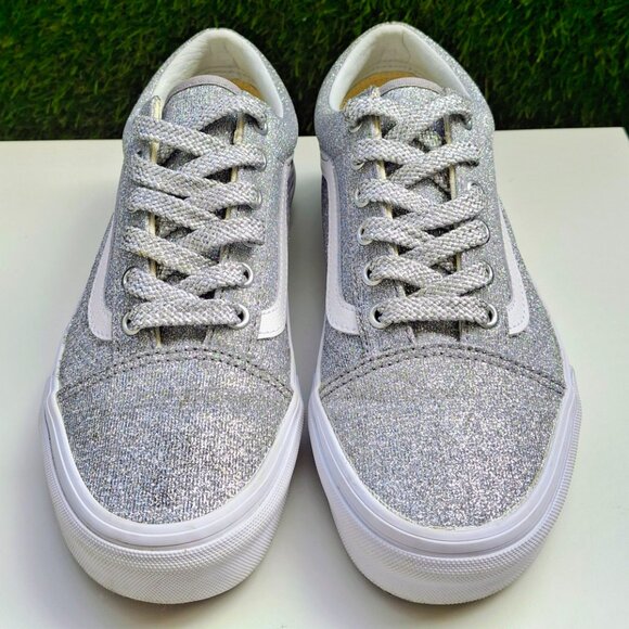 Vans Glitter Old Skool Sneaker Sz 7 - Picture 5 of 9